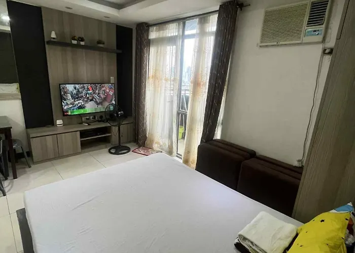 公寓式飯店 Staycation In Manhattan Heights Tower B Beside Alimall Cubao 3 Pax *
